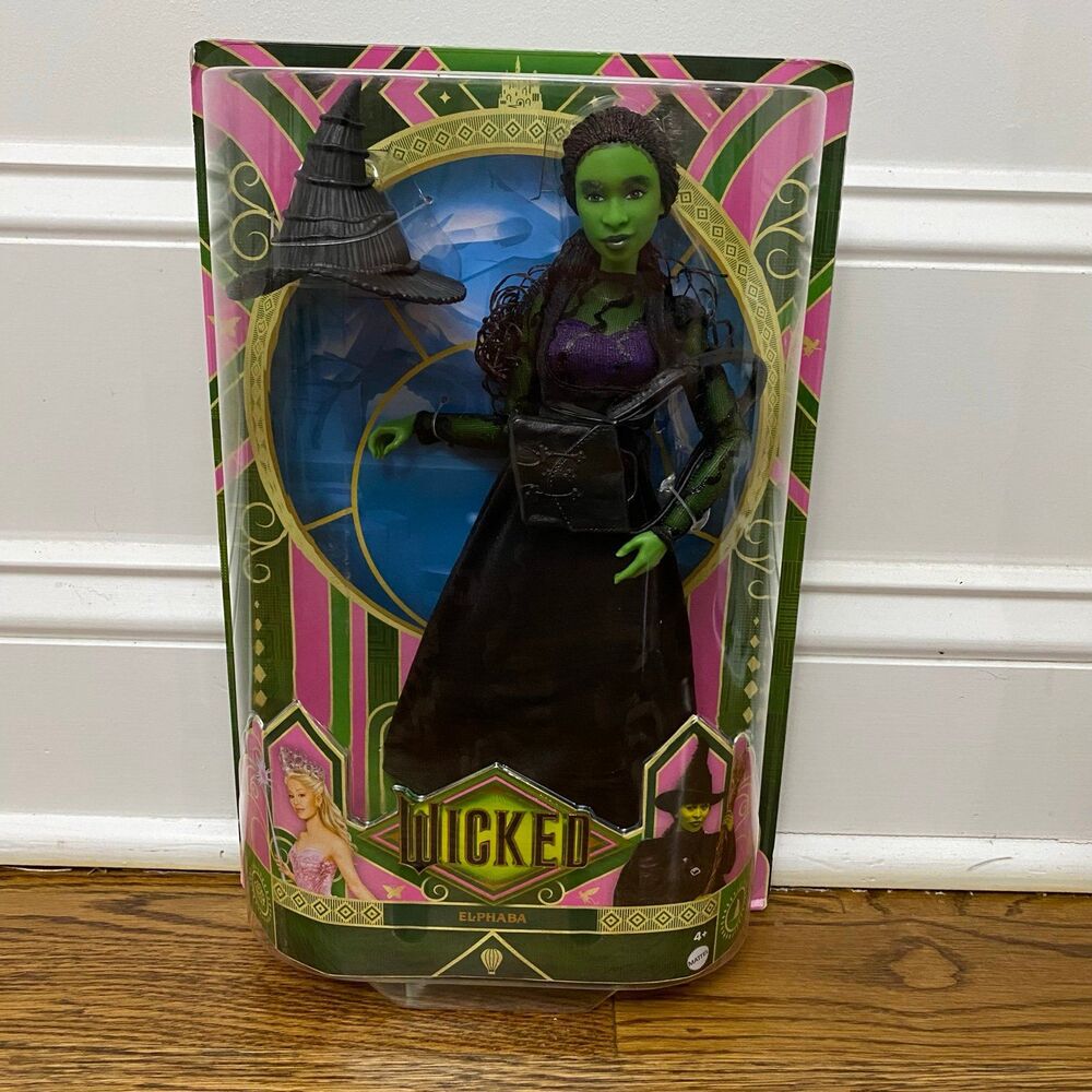 Wicked Movie Elphaba‎ Doll 2024 URL Misprint Mattel ERROR Sealed New HTF